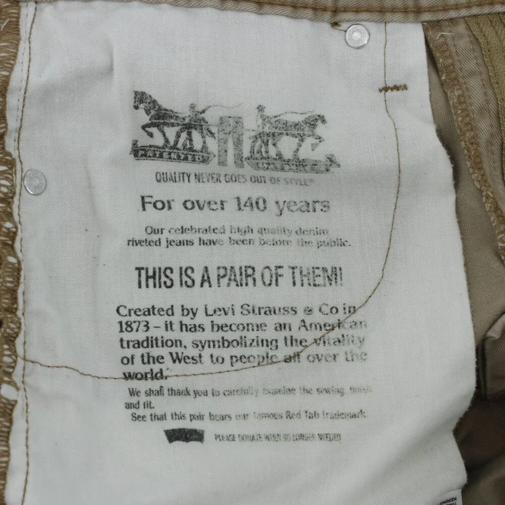 Levi’s 508 Regular Taper for Men – Khaki/Beige Pants‎ – Modern, Comfortable Fit